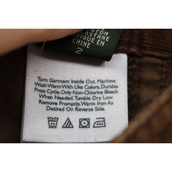 Eddie Bauer Brown Corduroy Skirt-Size 2-Pockets-Country-Minimalist - Picture 3 of 10